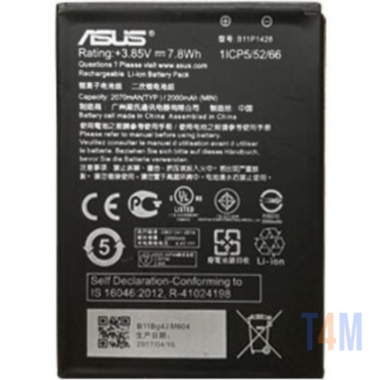 BATERIA ASUS ZENFONE GO 4.5, B11P1428 ZB452KG BULK